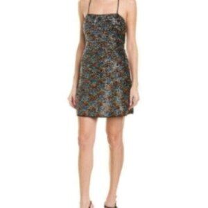NWT Aiden Strappy Sequin Mini Party Dress Large
